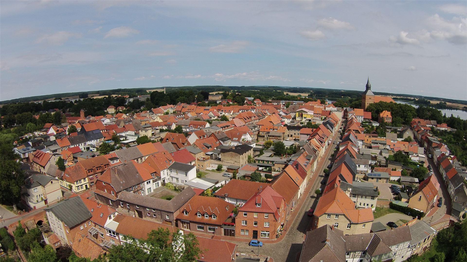 Stadtansicht der Stadt Sternberg
